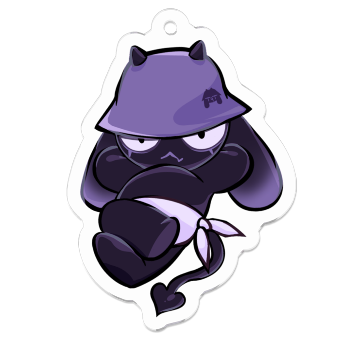 アクリルキーホルダー - 50 x 50 (mm)