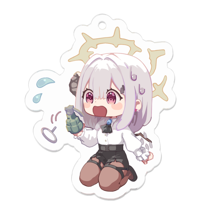 アクリルキーホルダー - 50 x 50 (mm)