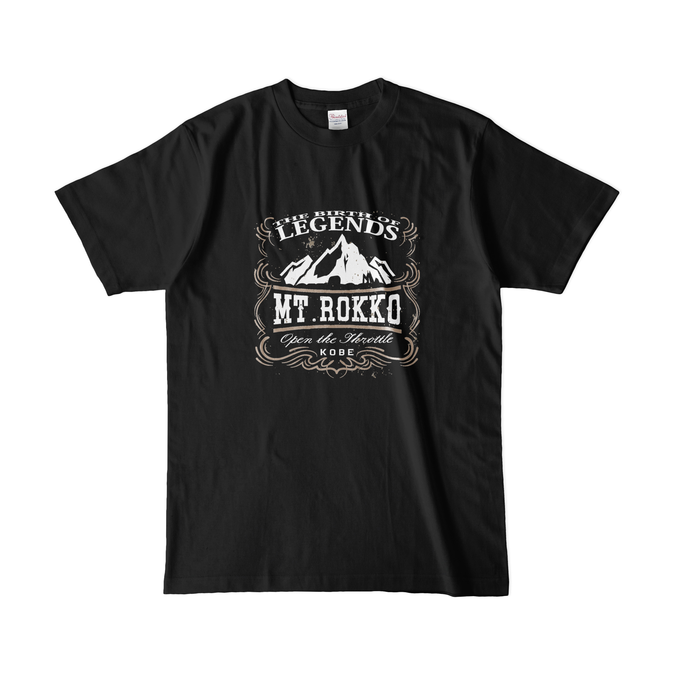 カラーTシャツ(濃色) - L - ブラック