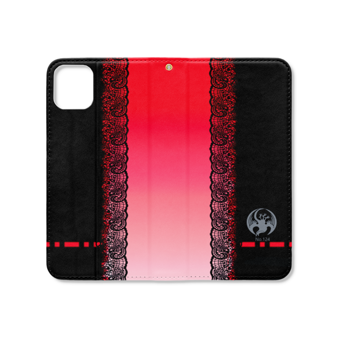 手帳型iPhoneケース（ベルトなし） - iPhone 11 Pro Max - ストラップ穴 あり