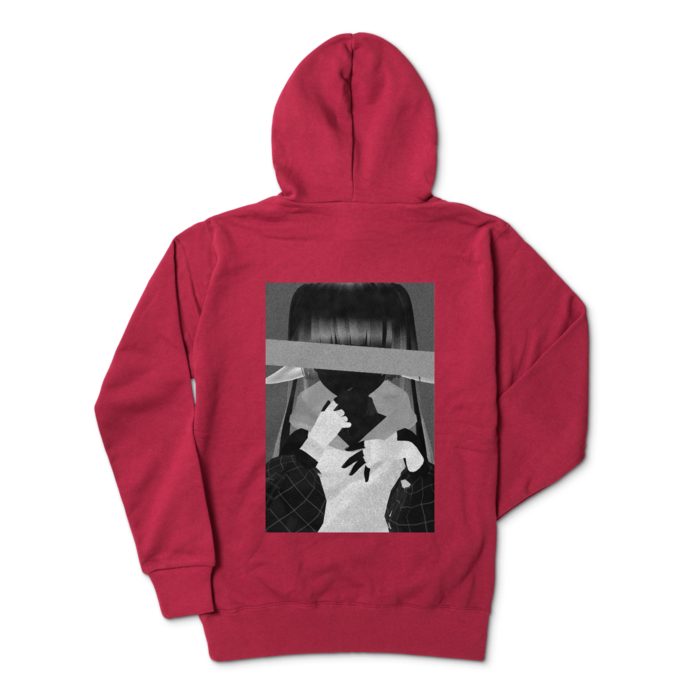 パーカー - L - バーガンディ