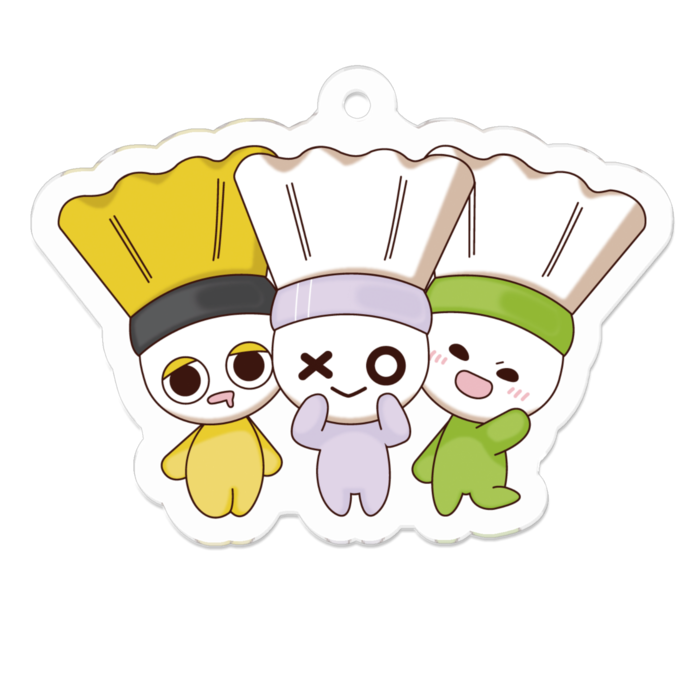 アクリルキーホルダー - 50 x 50 (mm)