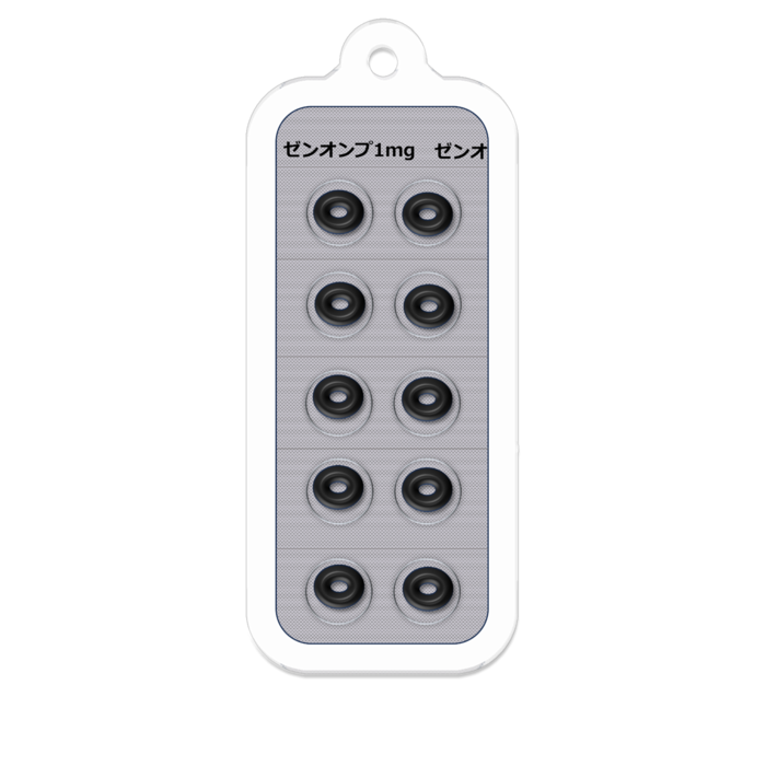 アクリルキーホルダー - 50 x 50 (mm)