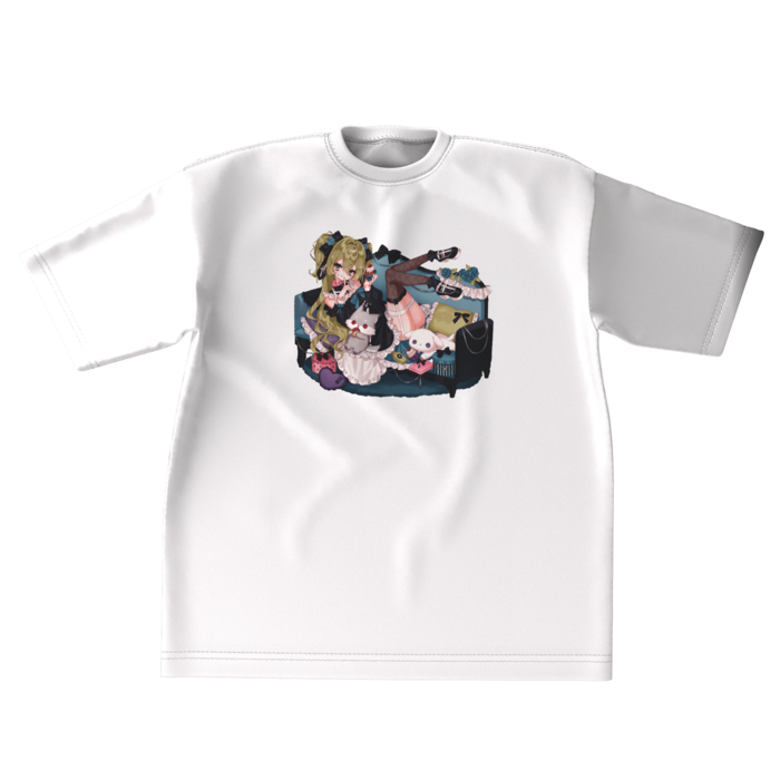 ビッグシルエットTシャツ - XL - 【白】