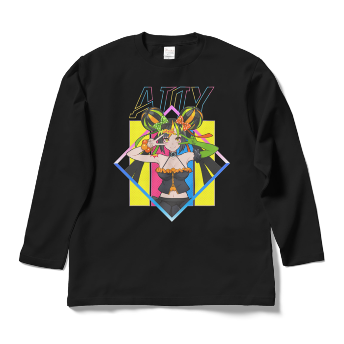 ロングスリーブTシャツ - L - ブラック