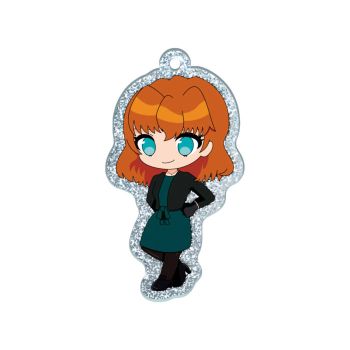 ラメアクリルキーホルダー - 50 × 50mm