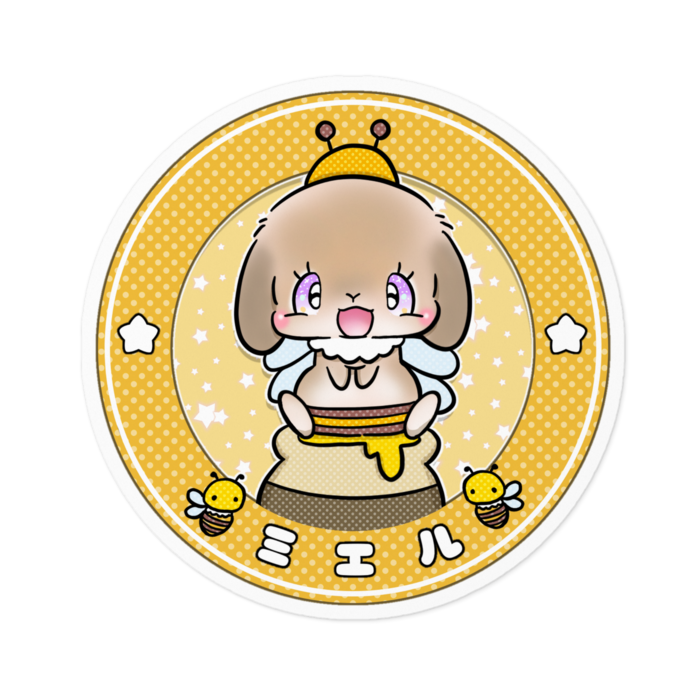 ステッカー - 100 x 100 (mm)