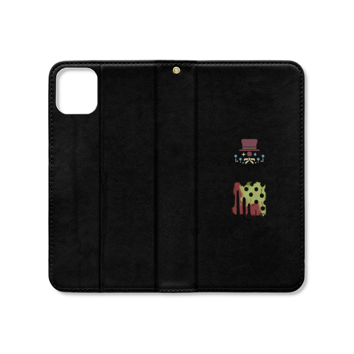 手帳型iPhoneケース(ベルトなし) - iPhone 11 Pro Max - ストラップ穴 あり