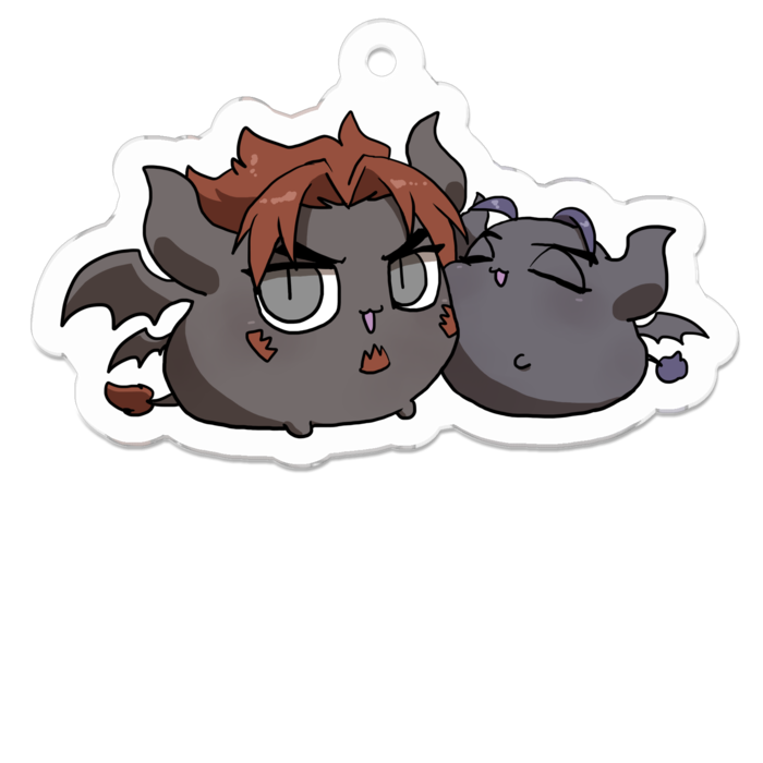 アクリルキーホルダー - 50 x 50 (mm)