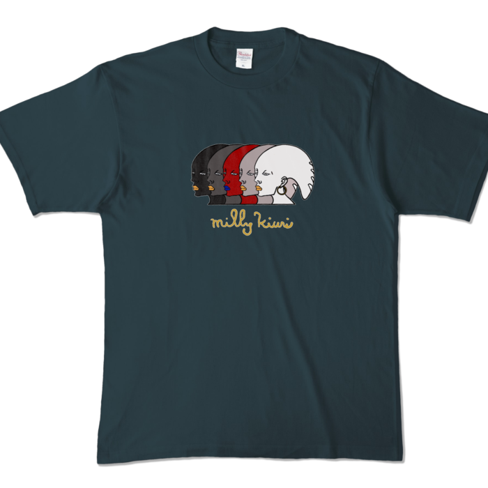 カラーTシャツ - XL - デニム (濃色)