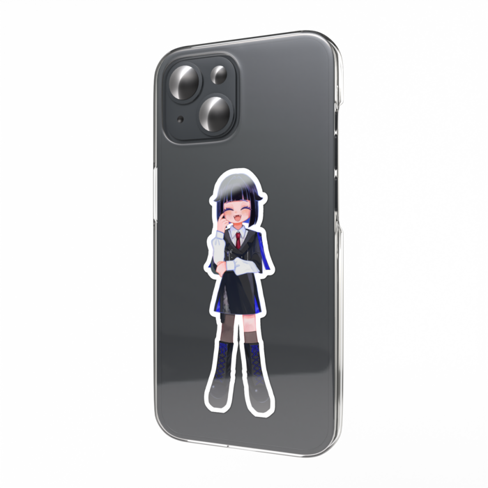 スマホステッカー(笑顔) - 縦