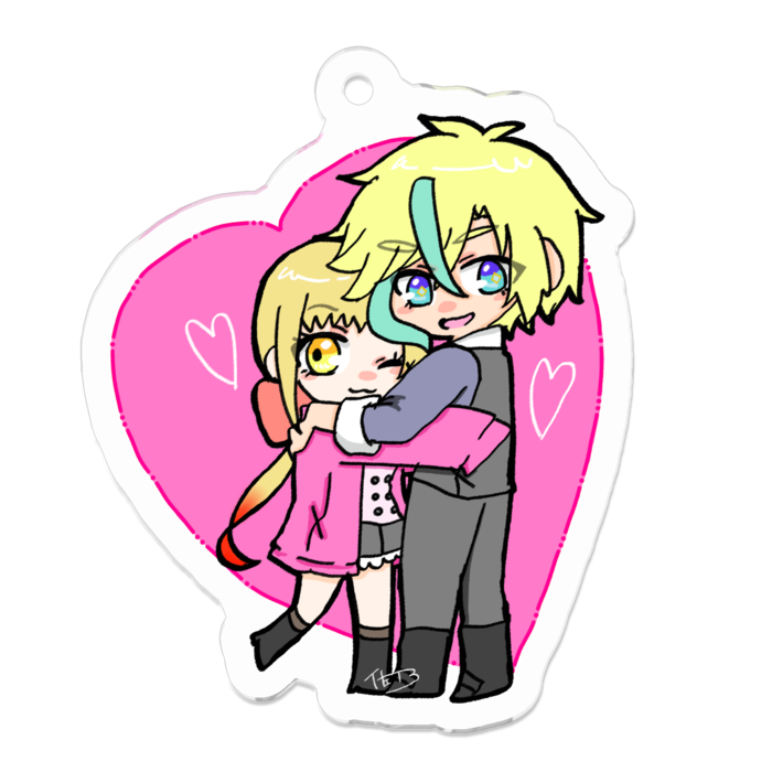 アクリルキーホルダー - 50 x 50 (mm)