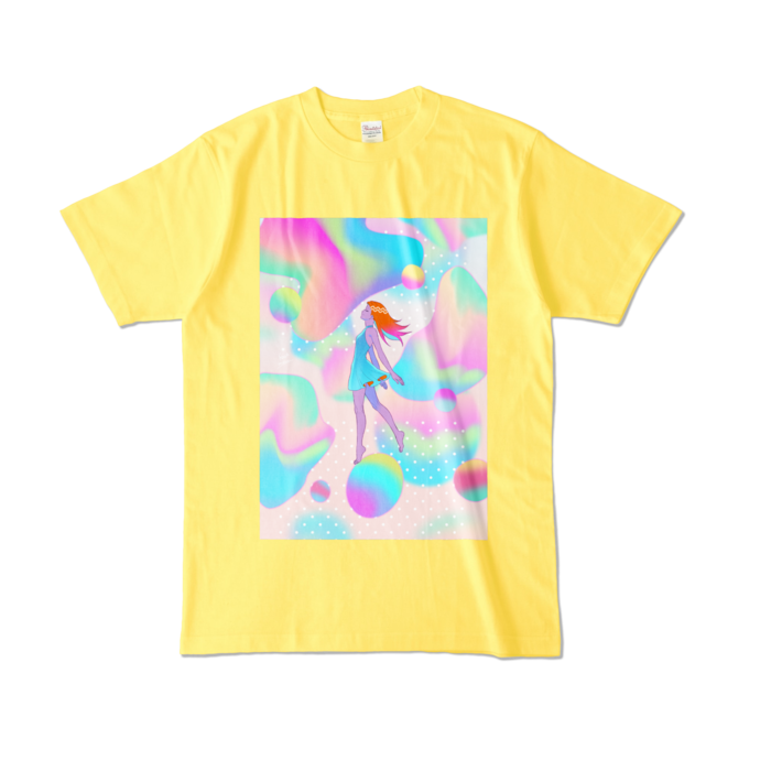 カラーTシャツ - L - イエロー (濃色)