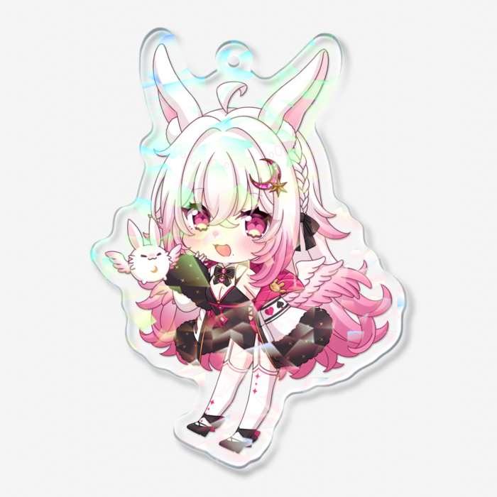 【SD】ホログラムアクリルキーホルダー - 70 × 70mm(1)