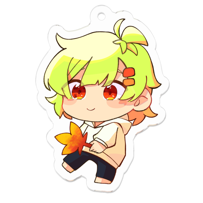 【5cm】アクリルキーホルダー - 50 x 50 (mm)