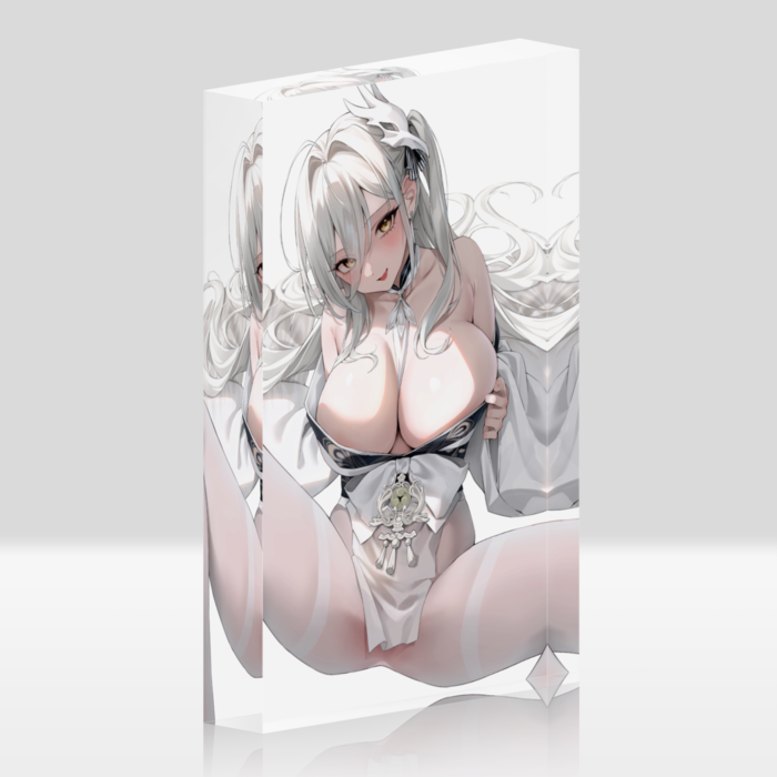 アクリルブロック - 100x148mm(ホワイトタイプ)