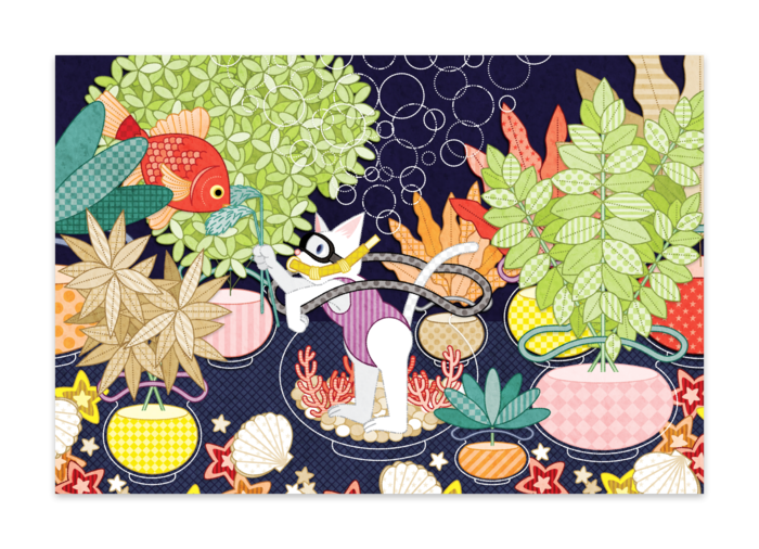 ポストカード(10セット) - 竹はだGA180kg