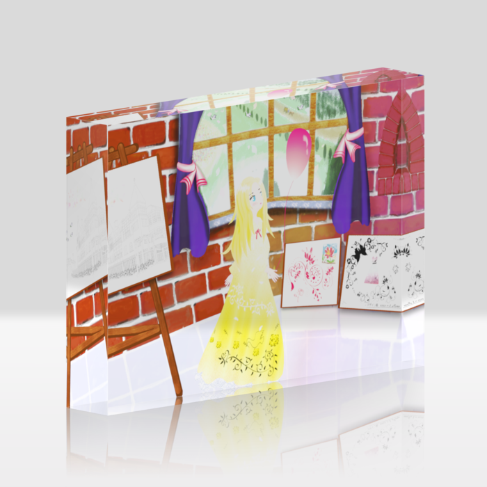 アクリルブロック - 148x100mm