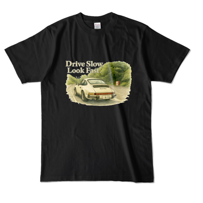 カラーTシャツ - L - ブラック (濃色)