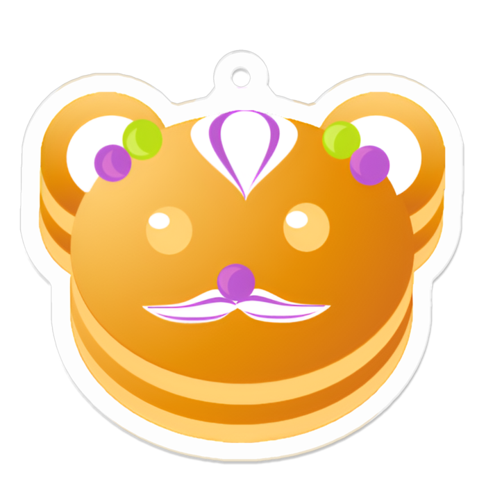 アクリルキーホルダー - 50 x 50 (mm)