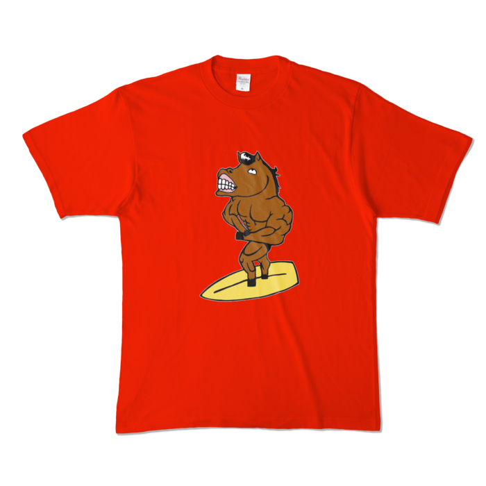 カラーTシャツ - XL - レッド (濃色)