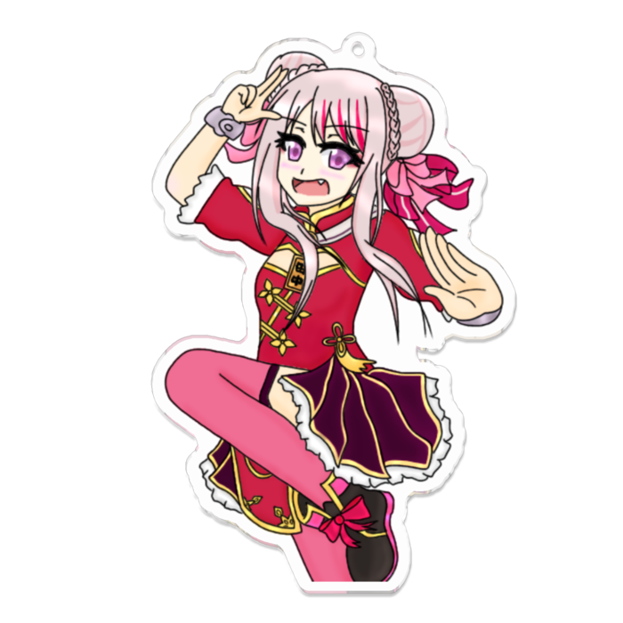 アクリルキーホルダー - 100 x 100 (mm)