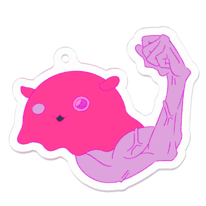 アクリルキーホルダー - 50 x 50 (mm)