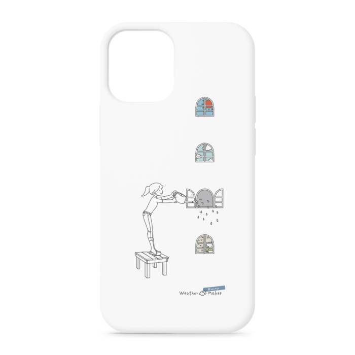 rainy iPhoneケース - iPhone12 mini - 正面印刷のみ
