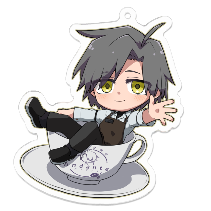 アクリルキーホルダー - 70 x 70 (mm)たむちん