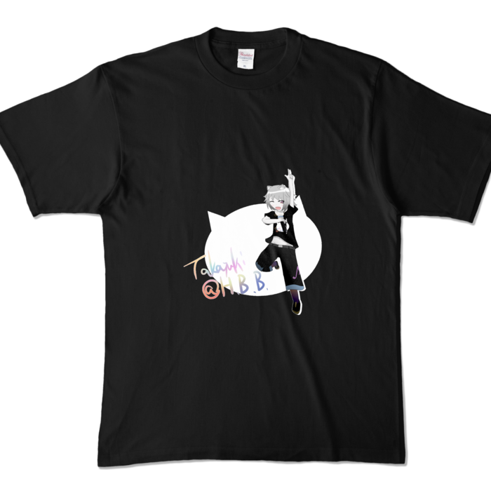 カラーTシャツ - XL - ブラック (濃色)