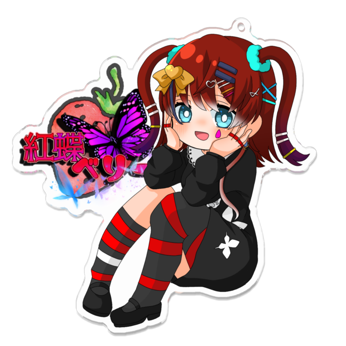 アクリルキーホルダー - 100 x 100 (mm)