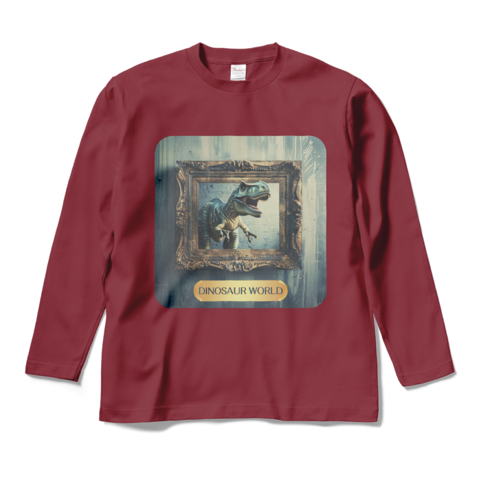 ロングスリーブTシャツ - M - バーガンディ