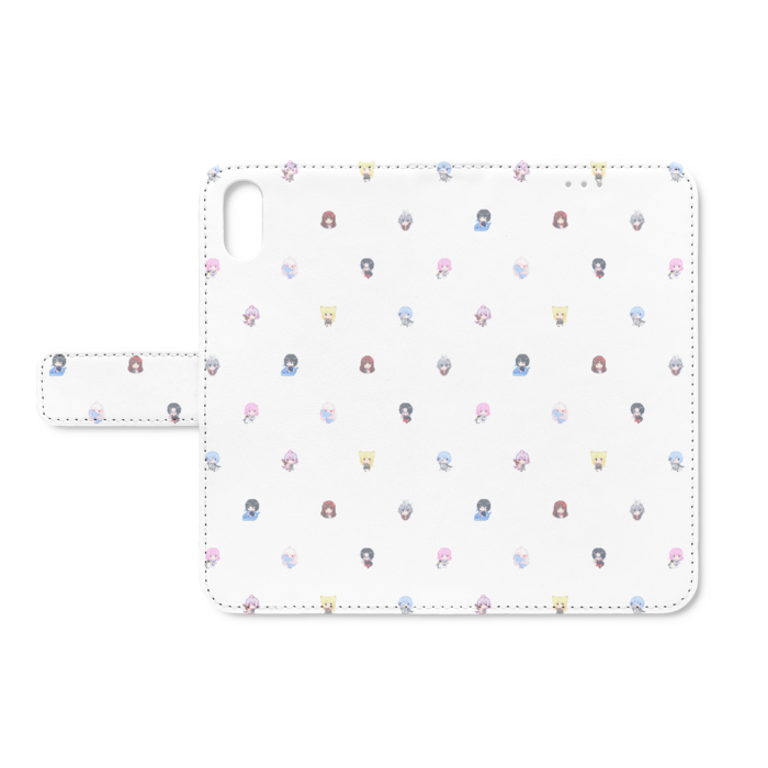 白 - iPhone XS / X - ストラップ穴 なし