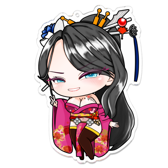 アクリルキーホルダー - 100 x 100 (mm)