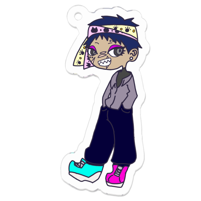 アクリルキーホルダー - 50 x 50 (mm)