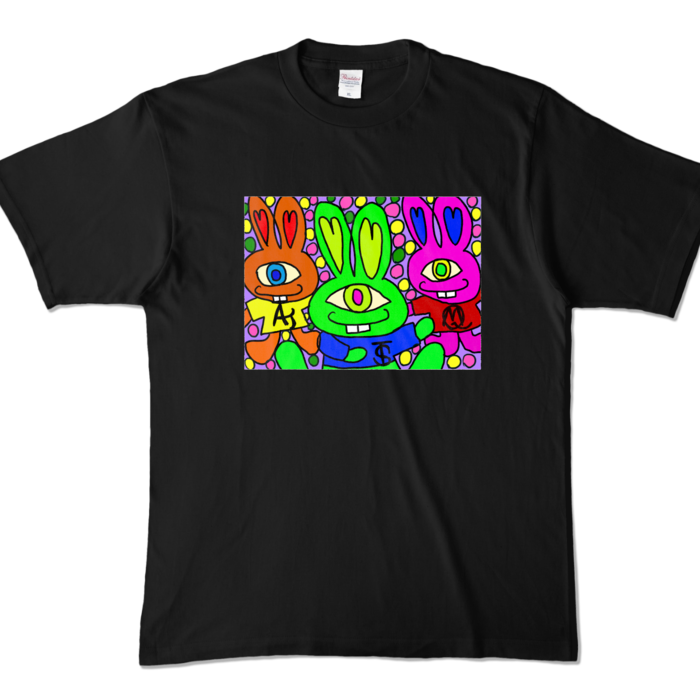 カラーTシャツ - XL - ブラック (濃色)