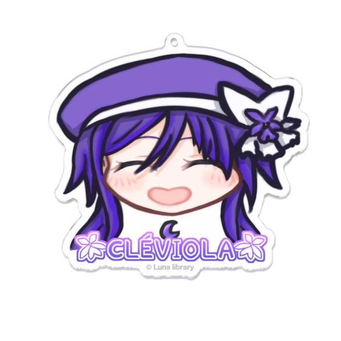 アクリルキーホルダー（コーティング） - 100 x 100 (mm)