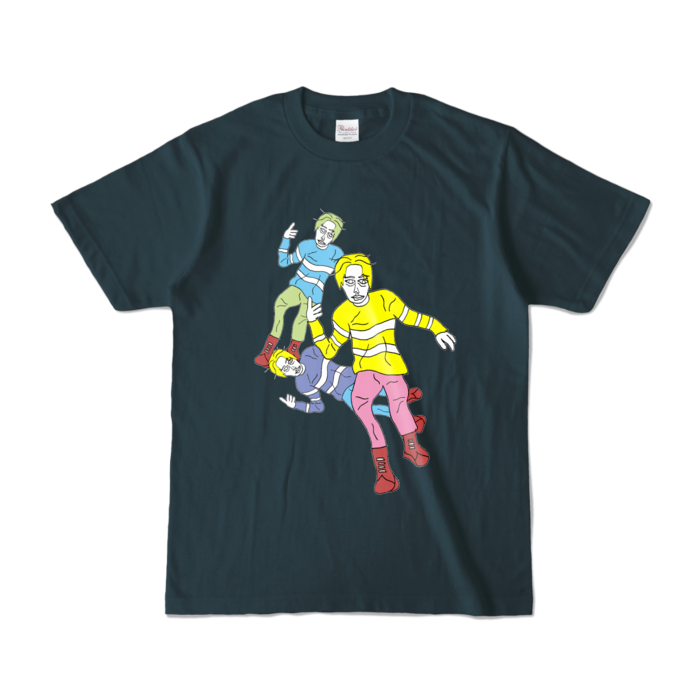 「シティボーイ」Tシャツ - S - デニム (濃色)