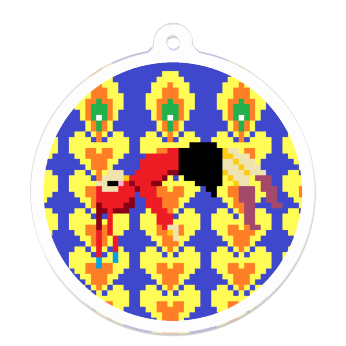 アクリルキーホルダー - 50 x 50 (mm)