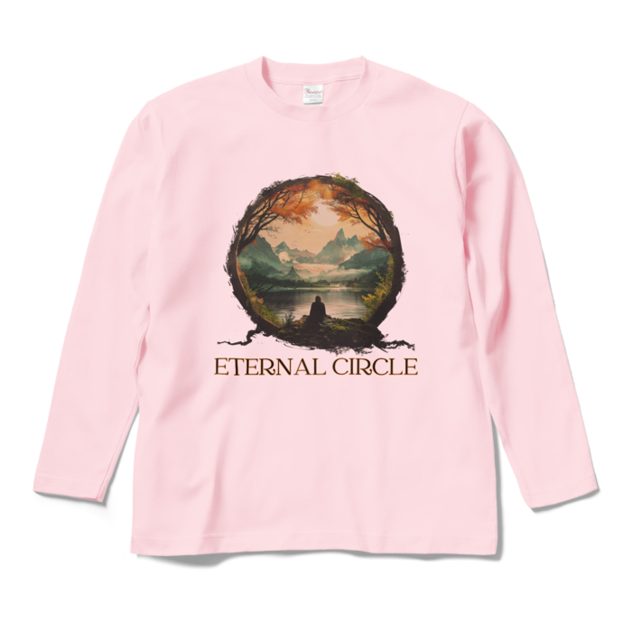 ロングスリーブTシャツ - M - ライトピンク