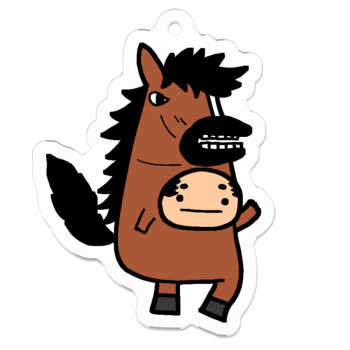 アクリルキーホルダー - 50 x 50 (mm)