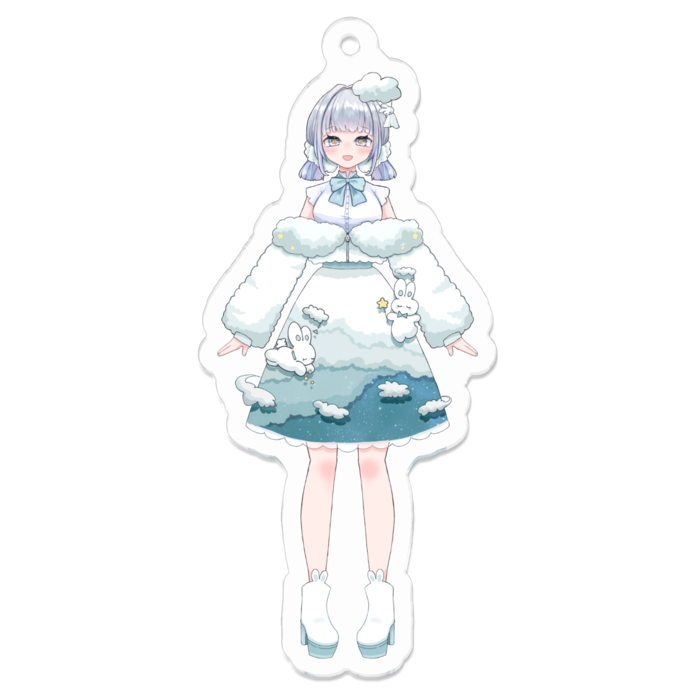 アクリルキーホルダー - 70 x 70 (mm)