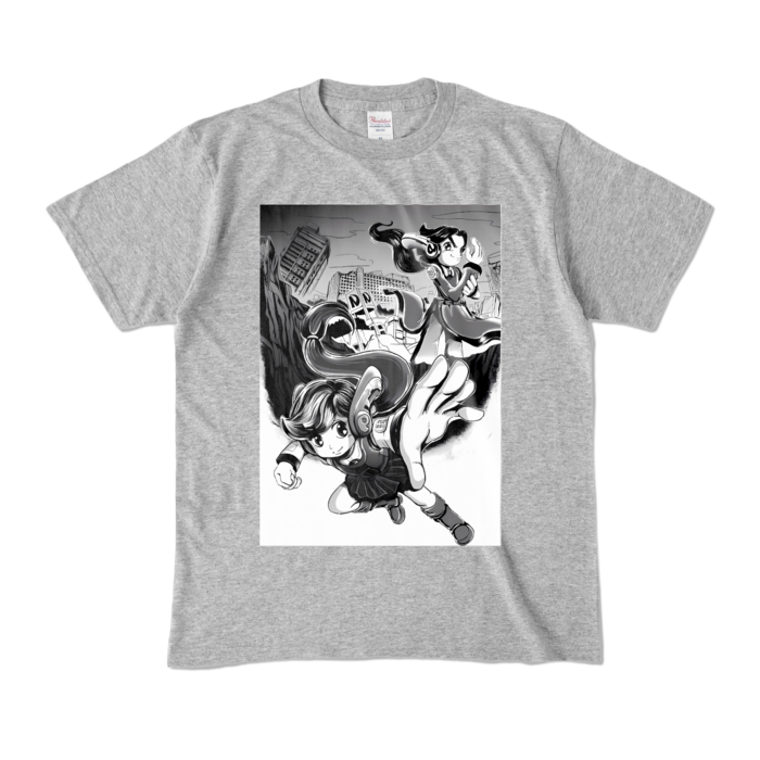 カラーTシャツ - M - 杢グレー (濃色)