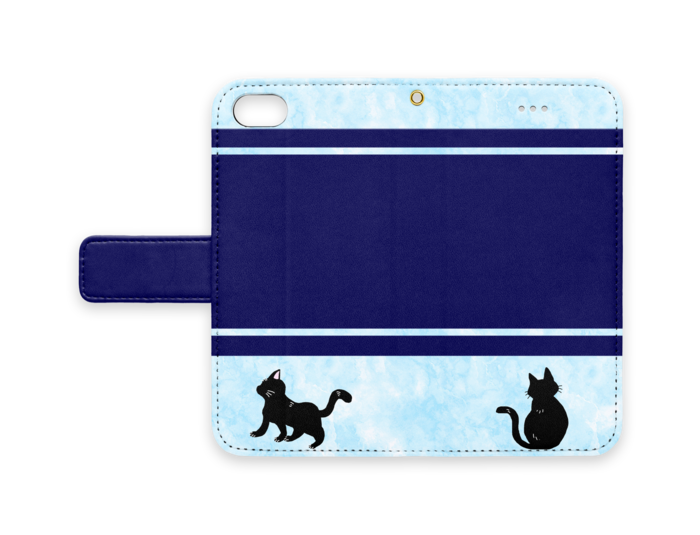 手帳型iPhoneケース - iPhone 8 / 7 - ストラップ穴 あり