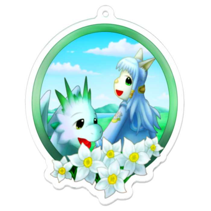 アクリルキーホルダー - 70 x 70 (mm)