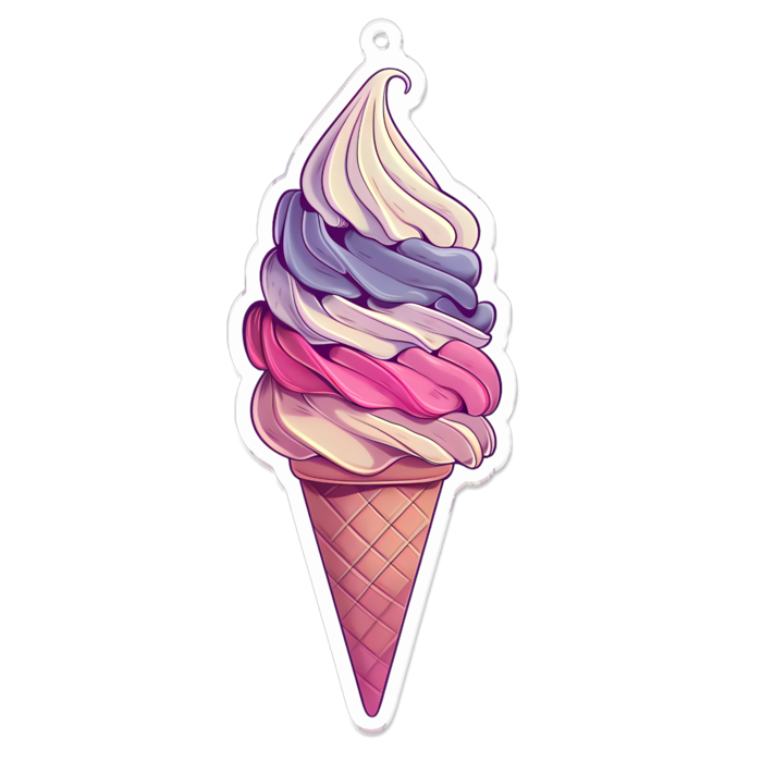 アクリルキーホルダー - 100 x 100 (mm)