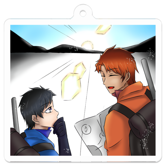 アクリルキーホルダー - 50 x 50 (mm)