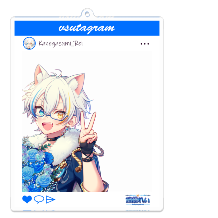 アクリルキーホルダー - 100 x 100 (mm)