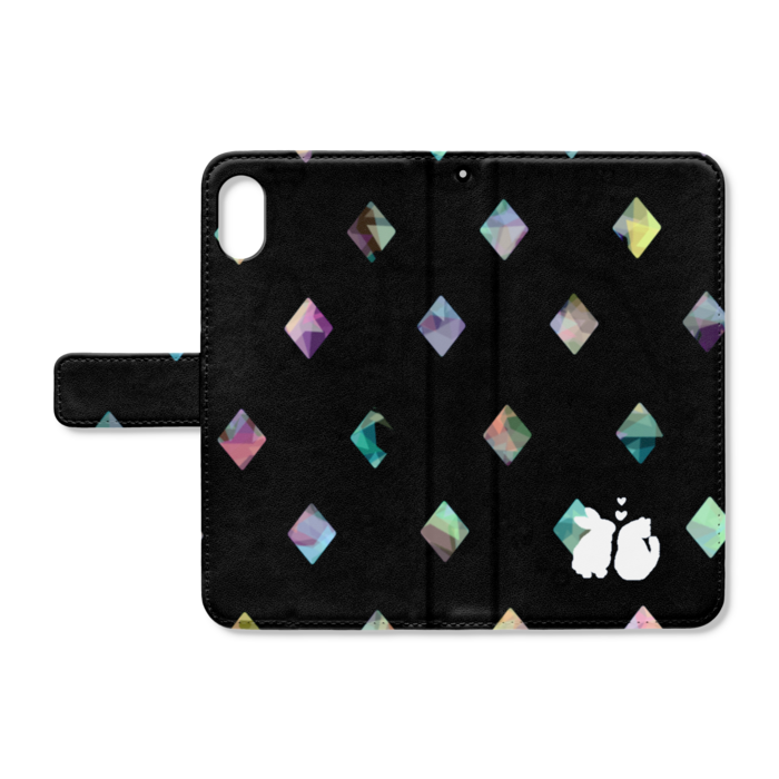 手帳型iPhoneケース - iPhone XSMax - ストラップ穴 あり