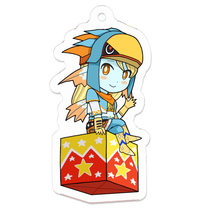 アクリルキーホルダー - 50 x 50 (mm)